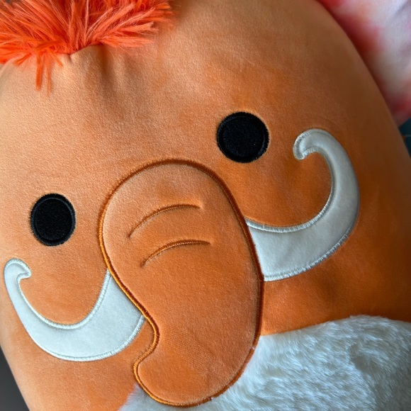 NWT FTM Willby the orange mammoth squishmallow 16in - Picture 6 of 6